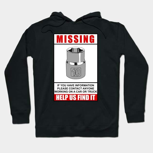 Missing - 10mm Hoodie by Explore The Adventure